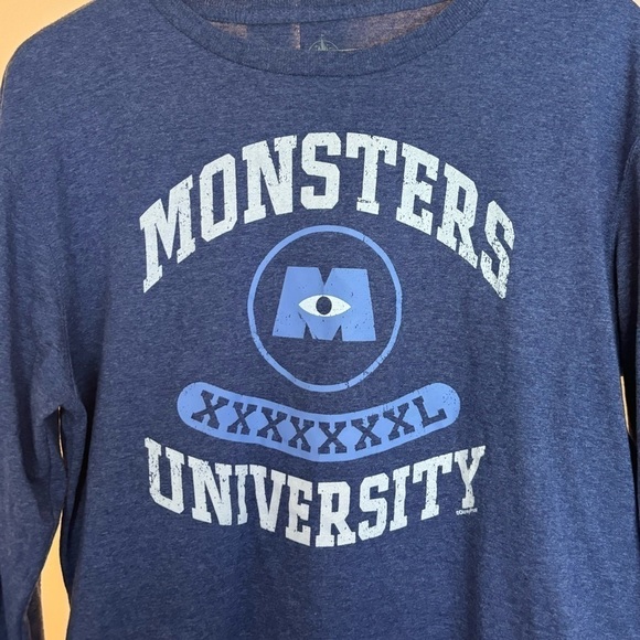 Disney Pixar Monsters University long sleeve graphic shirt. Size small - Picture 6 of 12